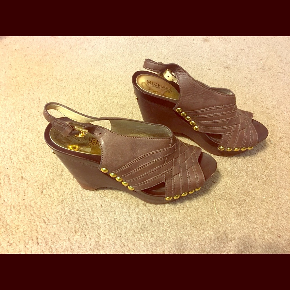 Michael Kors wedge sandals